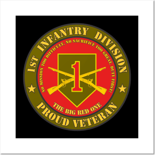 1st Infantry Division Veteran Posters and Art